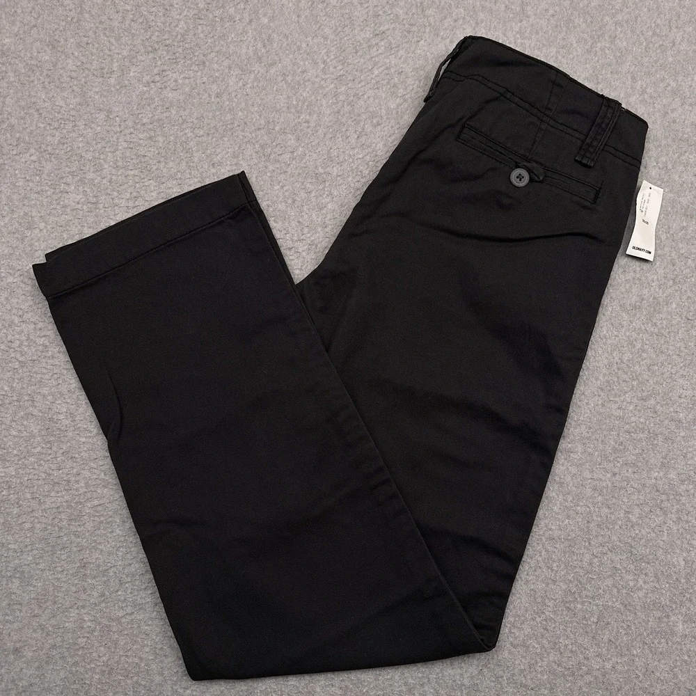 NEW GAP Broken-in Khakis Men's 30x30 Dark Gray Chino‎ Pants Straight Golf Cotton